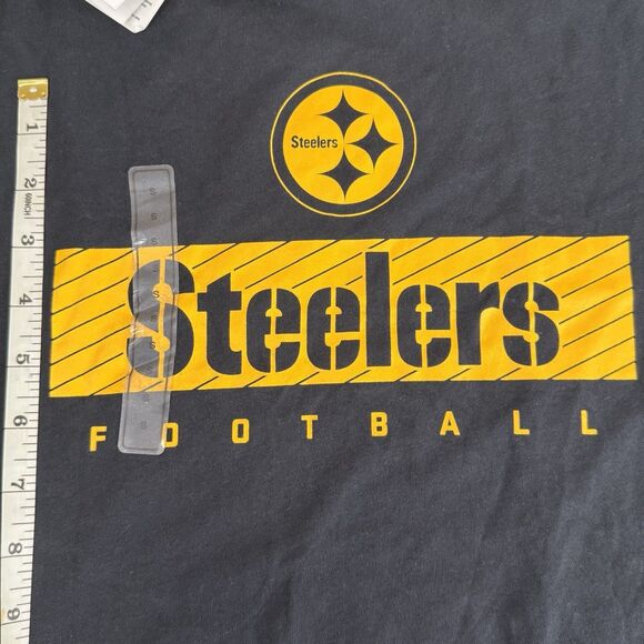 Pittsburg Steelers T-shirt Football Sportswear Black and Yellow Nike Dri-fit S - Picture 7 of 10